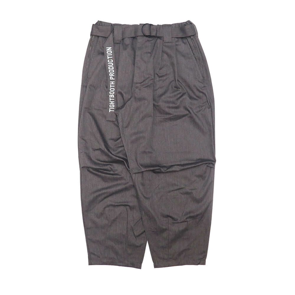 TIGHTBOOTH（TBPR） PANTS タイトブース パンツ ジーンズ HERRINGBONE BALLOON CHARCOAL スケートボード スケボー 