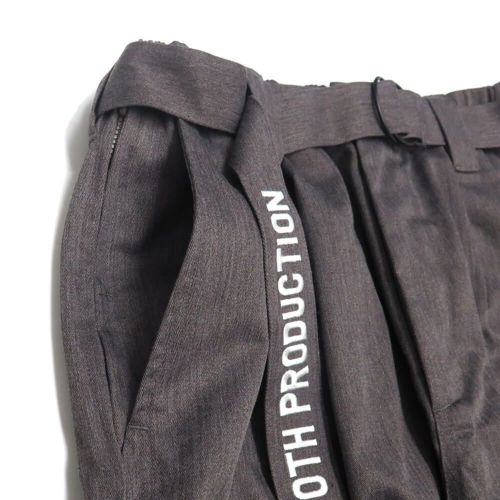 TIGHTBOOTH（TBPR） PANTS タイトブース パンツ ジーンズ HERRINGBONE BALLOON CHARCOAL スケートボード スケボー 1