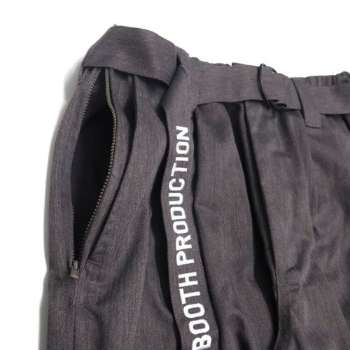 TIGHTBOOTH（TBPR） PANTS タイトブース パンツ ジーンズ HERRINGBONE BALLOON CHARCOAL スケートボード スケボー 2