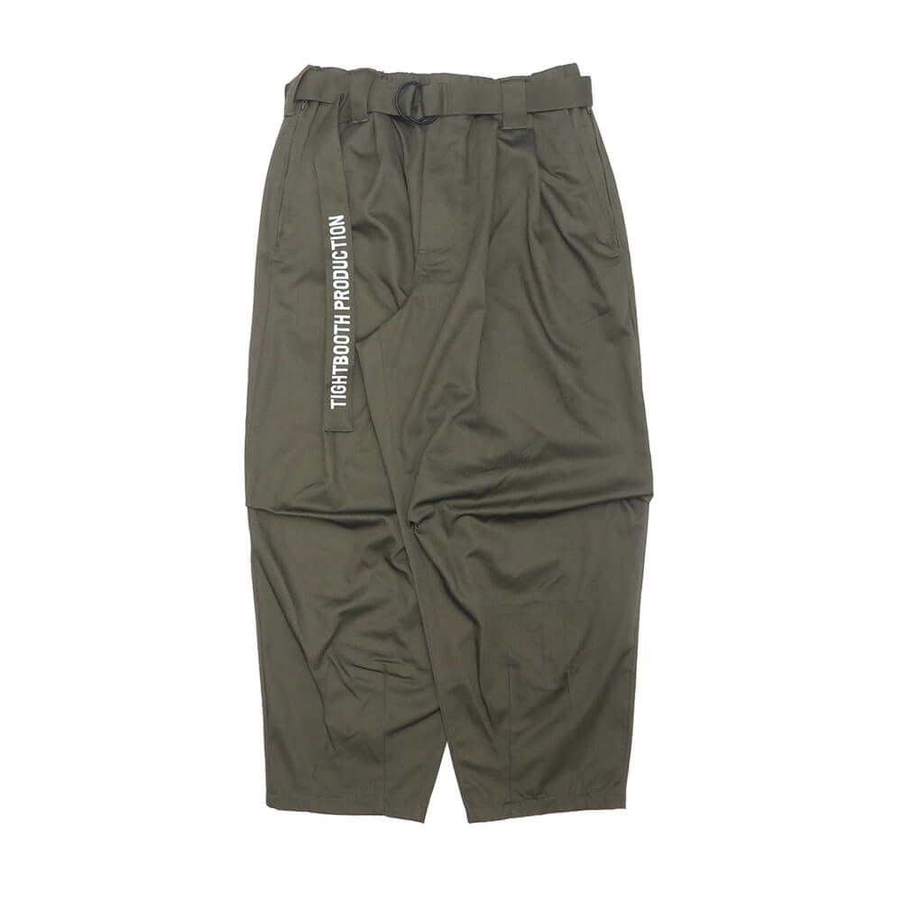 TIGHTBOOTH（TBPR） PANTS タイトブース パンツ ジーンズ HERRINGBONE BALLOON OLIVE スケートボード スケボー 
