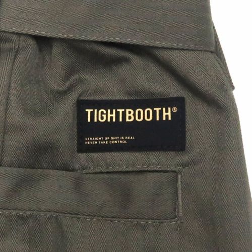 TIGHTBOOTH（TBPR） PANTS タイトブース パンツ ジーンズ HERRINGBONE BALLOON OLIVE スケートボード スケボー 9