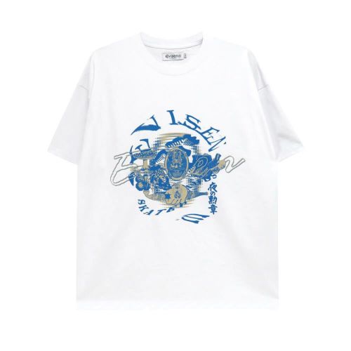  EVISEN T-SHIRT エビセン Tシャツ ENMA WHITE スケートボード スケボー 