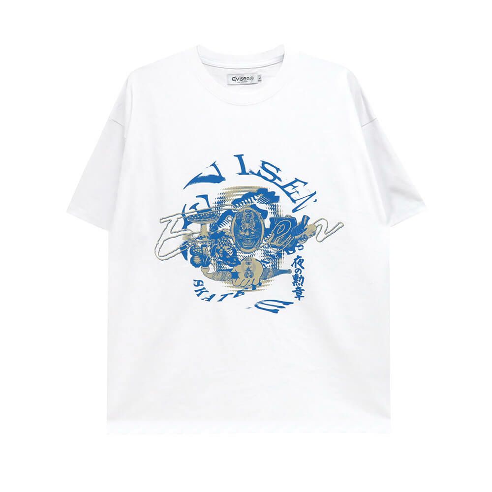  EVISEN T-SHIRT エビセン Tシャツ ENMA WHITE スケートボード スケボー 