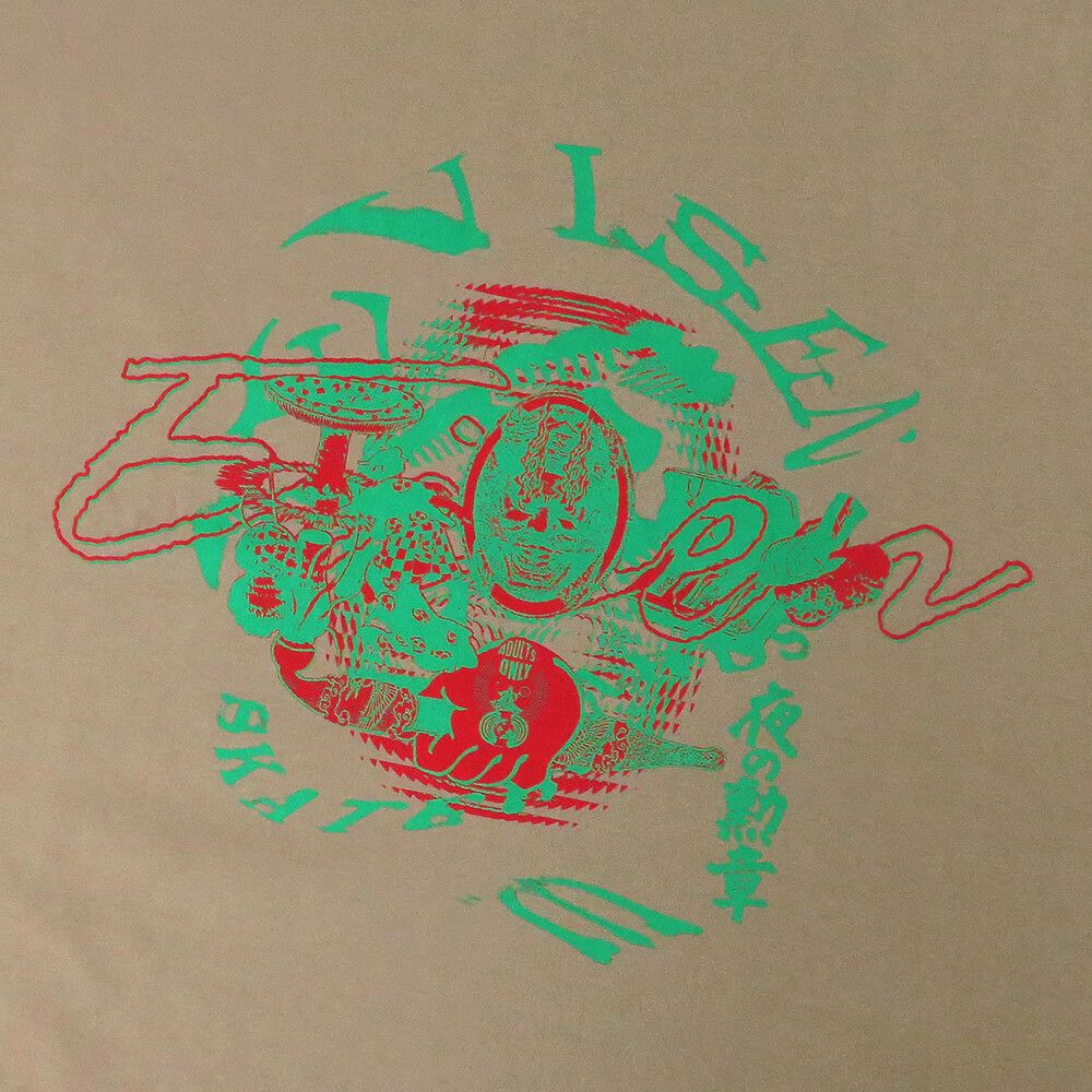 EVISEN T-SHIRT エビセン Tシャツ ENMA KHAKI スケートボード スケボー 1