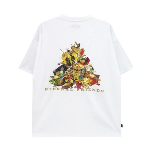 EVISEN T-SHIRT エビセン Tシャツ ETERNAL FRIENDS WHITE スケートボード スケボー 