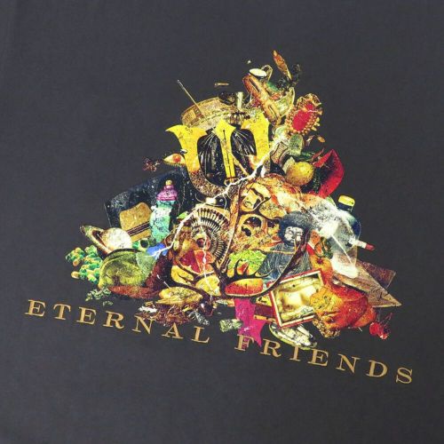 EVISEN T-SHIRT エビセン Tシャツ ETERNAL FRIENDS CHARCOAL スケートボード スケボー 3