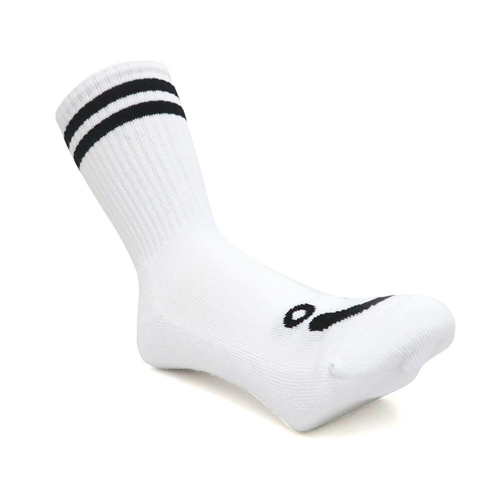 POLAR SOCKS ポーラー ソックス 靴下 HAPPY SAD RIB WHITE スケートボード スケボー 