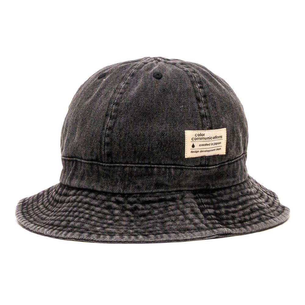 COLOR COMMUNICATIONS HAT カラーコミュニケーションズ ハット COTTON TAG METRO DENIM BLACK DENIM スケートボード スケボー 