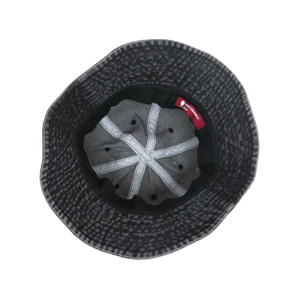 COLOR COMMUNICATIONS HAT カラーコミュニケーションズ ハット COTTON TAG METRO DENIM BLACK DENIM スケートボード スケボー 3