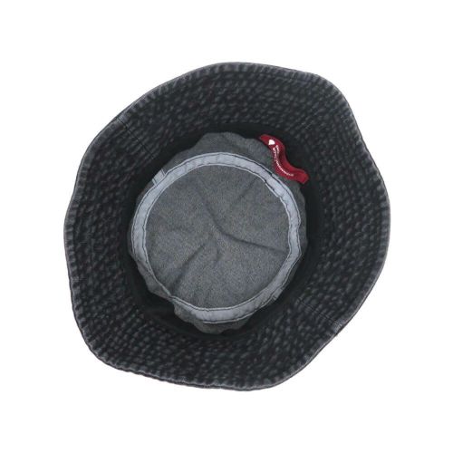 COLOR COMMUNICATIONS HAT カラーコミュニケーションズ ハット COTTON TAG BUCKET DENIM BLACK DENIM スケートボード スケボー 3