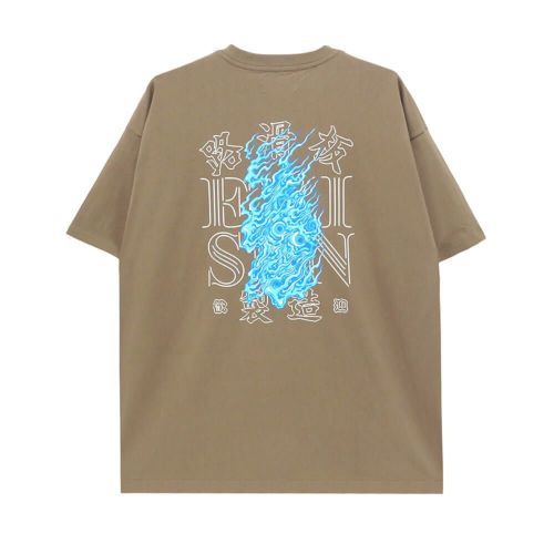 EVISEN T-SHIRT エビセン Tシャツ SEIKAIKA KHAKI スケートボード スケボー 
