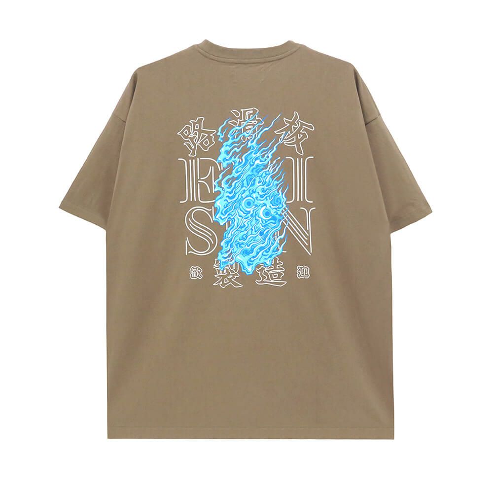 EVISEN T-SHIRT エビセン Tシャツ SEIKAIKA KHAKI スケートボード スケボー 