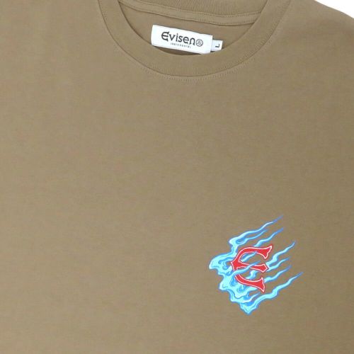 EVISEN T-SHIRT エビセン Tシャツ SEIKAIKA KHAKI スケートボード スケボー 2