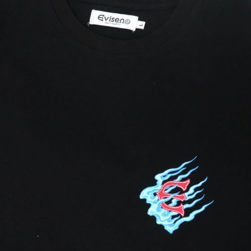 EVISEN T-SHIRT エビセン Tシャツ SEIKAIKA BLACK スケートボード スケボー 2