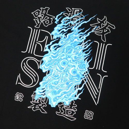 EVISEN T-SHIRT エビセン Tシャツ SEIKAIKA BLACK スケートボード スケボー 3