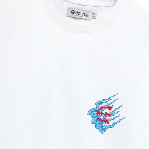 EVISEN T-SHIRT エビセン Tシャツ SEIKAIKA WHITE スケートボード スケボー 2
