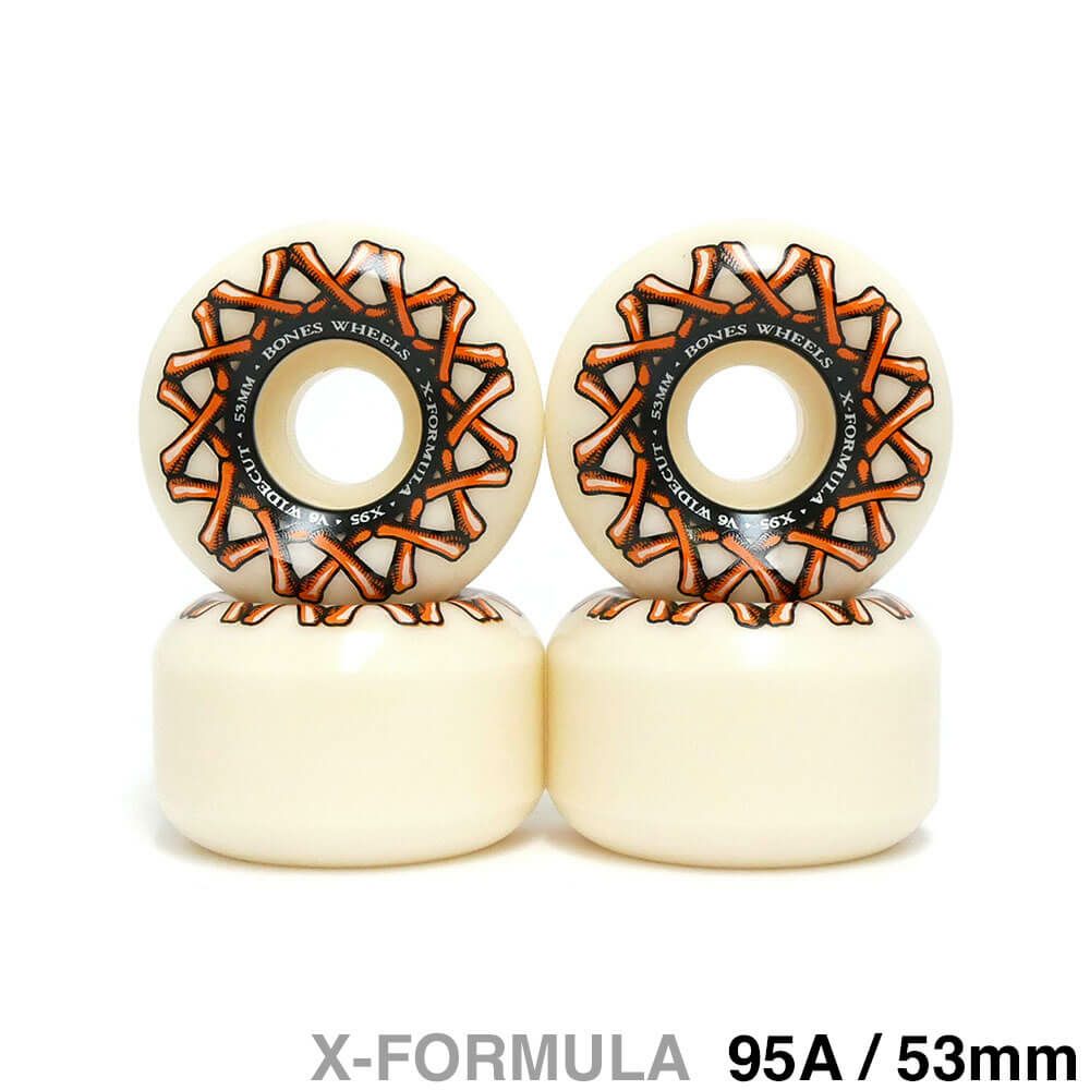 BONES WHEEL ボーンズ ウィール X-FORMULA V6（WIDE-CUT）95A 53mm スケートボード スケボー