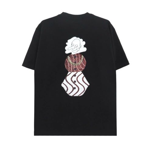 QUARTERSNACKS T-SHIRT クウォータースナックス Tシャツ WHISTLERS SNACKMAN BLACK スケートボード スケボー 