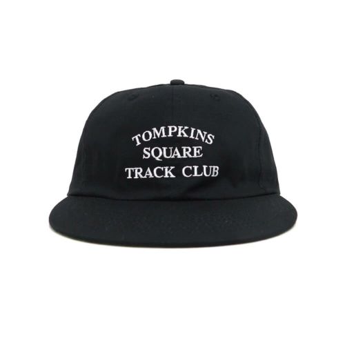 QUARTERSNACKS CAP クウォータースナックス キャップ TRACK CLUB RIPSTOP SNAPBACK BLACK スケートボード スケボー 1