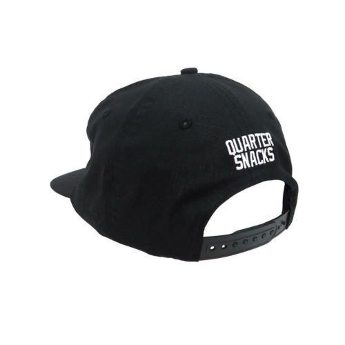 QUARTERSNACKS CAP クウォータースナックス キャップ TRACK CLUB RIPSTOP SNAPBACK BLACK スケートボード スケボー 2