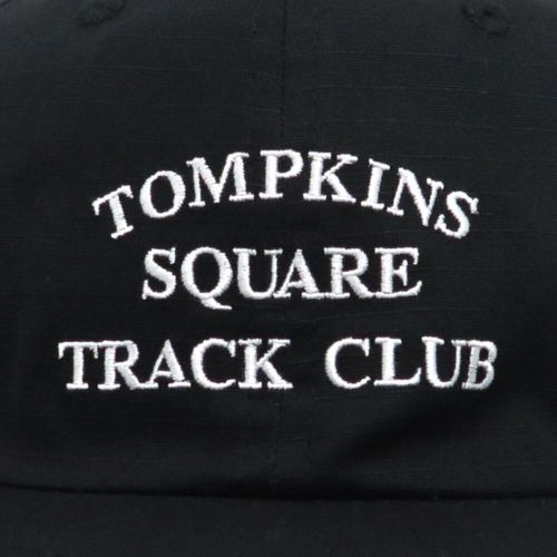 QUARTERSNACKS CAP クウォータースナックス キャップ TRACK CLUB RIPSTOP SNAPBACK BLACK スケートボード スケボー 5