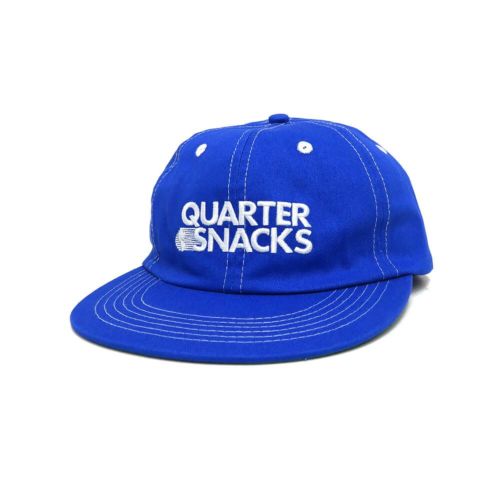 QUARTERSNACKS CAP クウォータースナックス キャップ JOURNALIST SNAPBACK BLUE スケートボード スケボー 