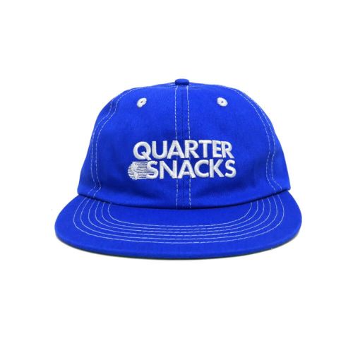 QUARTERSNACKS CAP クウォータースナックス キャップ JOURNALIST SNAPBACK BLUE スケートボード スケボー 1