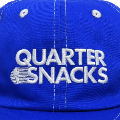 QUARTERSNACKS CAP クウォータースナックス キャップ JOURNALIST SNAPBACK BLUE スケートボード スケボー 4