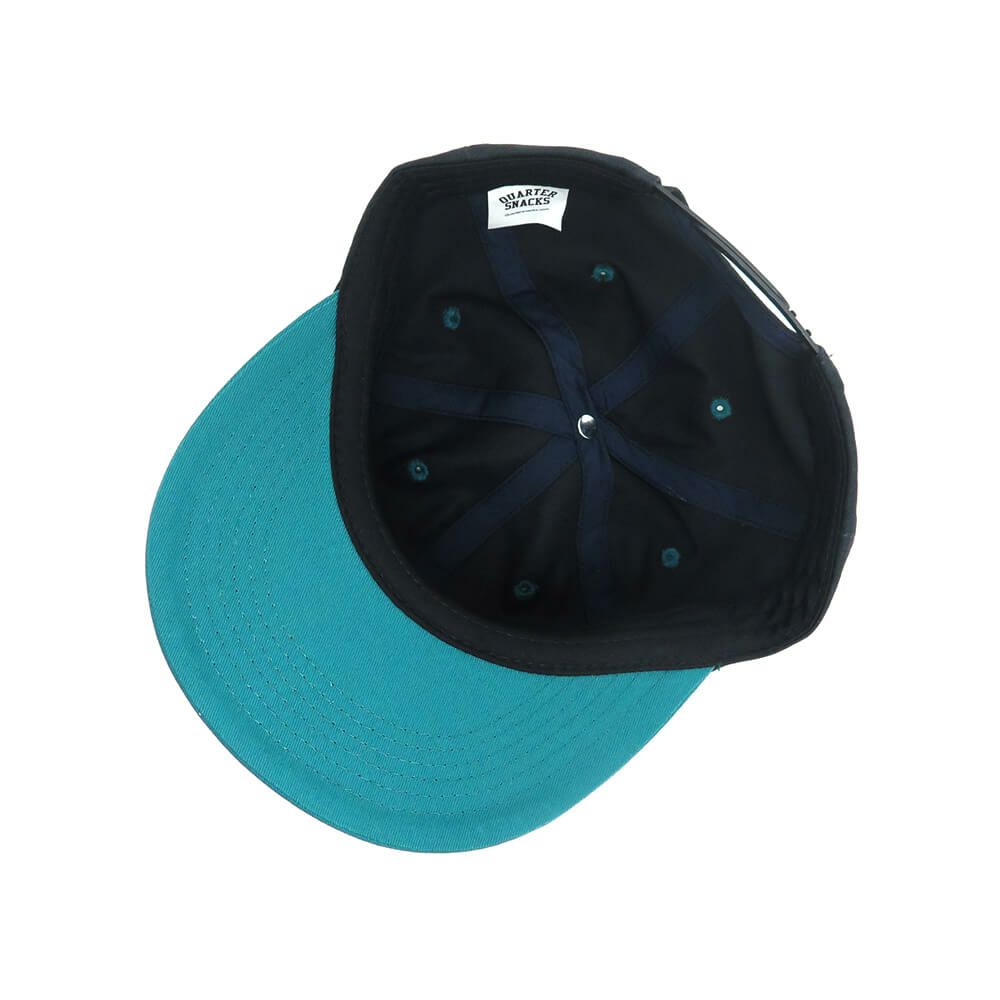 QUARTERSNACKS CAP クウォータースナックス キャップ JOURNALIST SNAPBACK BLACK/GREEN スケートボード スケボー 3