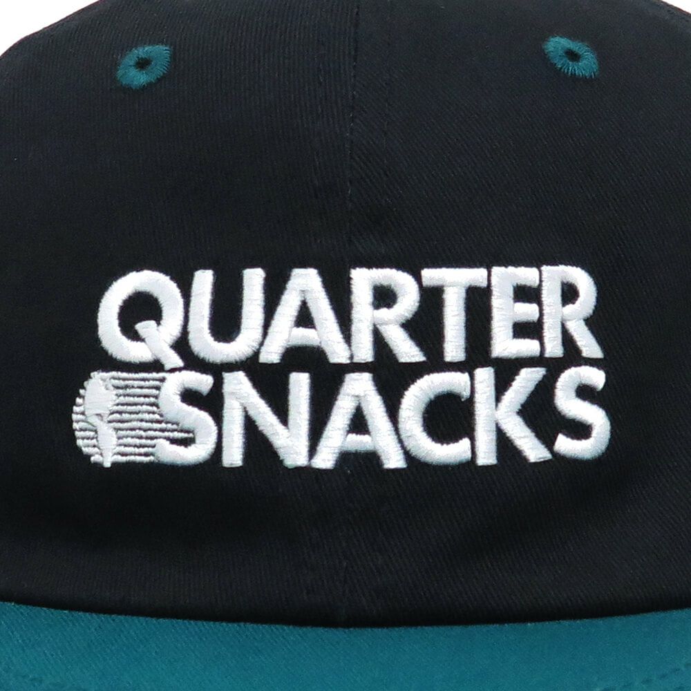 QUARTERSNACKS CAP クウォータースナックス キャップ JOURNALIST SNAPBACK BLACK/GREEN スケートボード スケボー 4