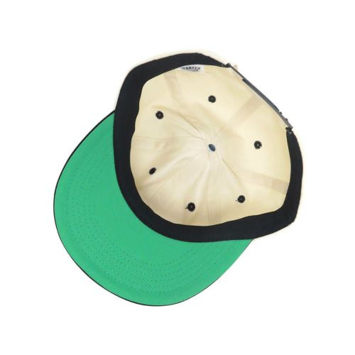 QUARTERSNACKS CAP クウォータースナックス キャップ JOURNALIST SNAPBACK CREAM/BLACK スケートボード スケボー 3
