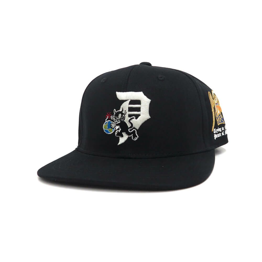 PRIMITIVE CAP プリミティブ キャップ SAVIOR SNAPBACK BLACK スケートボード スケボー 
