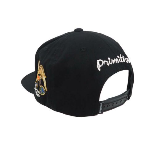 PRIMITIVE CAP プリミティブ キャップ SAVIOR SNAPBACK BLACK スケートボード スケボー 4