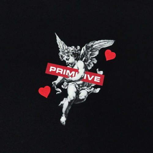 PRIMITIVE T-SHIRT プリミティブ Tシャツ MATCH BLACK スケートボード スケボー 1