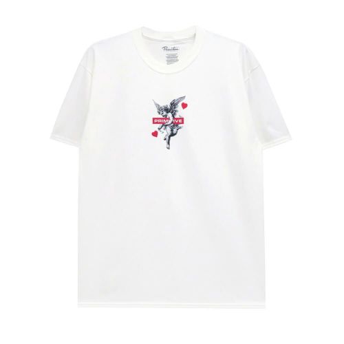 PRIMITIVE T-SHIRT プリミティブ Tシャツ MATCH WHITE スケートボード スケボー 