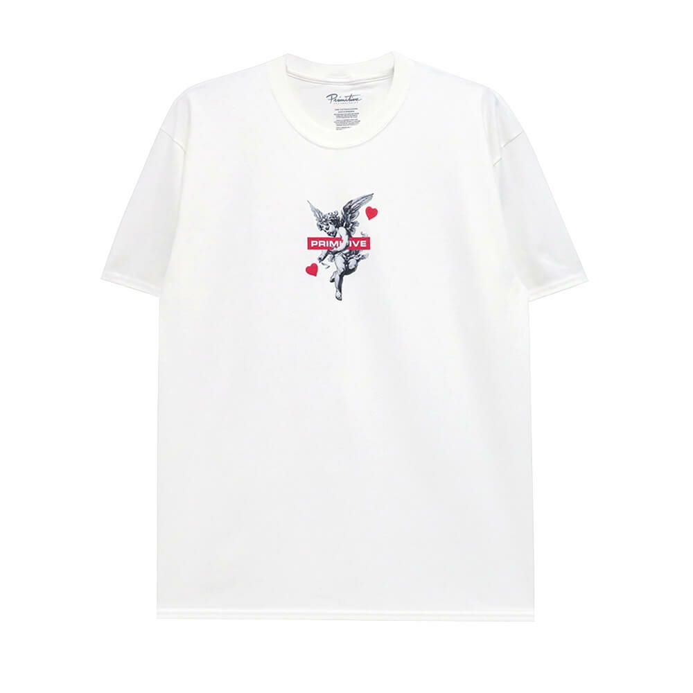 PRIMITIVE T-SHIRT プリミティブ Tシャツ MATCH WHITE スケートボード スケボー 