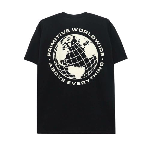 PRIMITIVE T-SHIRT プリミティブ Tシャツ EXPLORE BLACK スケートボード スケボー 