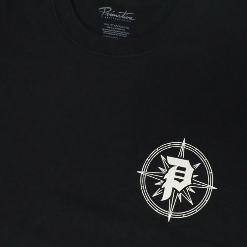 PRIMITIVE T-SHIRT プリミティブ Tシャツ EXPLORE BLACK スケートボード スケボー 2
