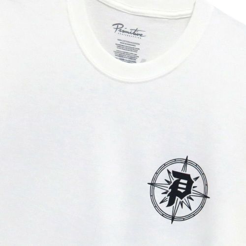 PRIMITIVE T-SHIRT プリミティブ Tシャツ EXPLORE WHITE スケートボード スケボー 2