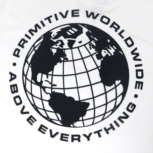 PRIMITIVE T-SHIRT プリミティブ Tシャツ EXPLORE WHITE スケートボード スケボー 3