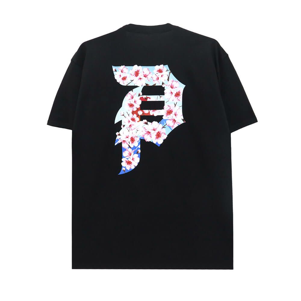 PRIMITIVE T-SHIRT プリミティブ Tシャツ RISING DIRTY P BLACK スケートボード スケボー 