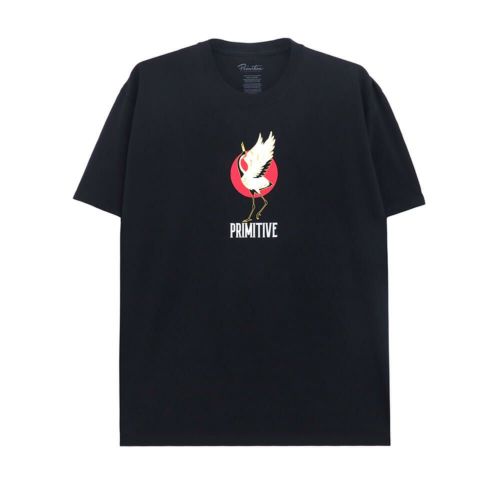 PRIMITIVE T-SHIRT プリミティブ Tシャツ RISING DIRTY P BLACK スケートボード スケボー 1