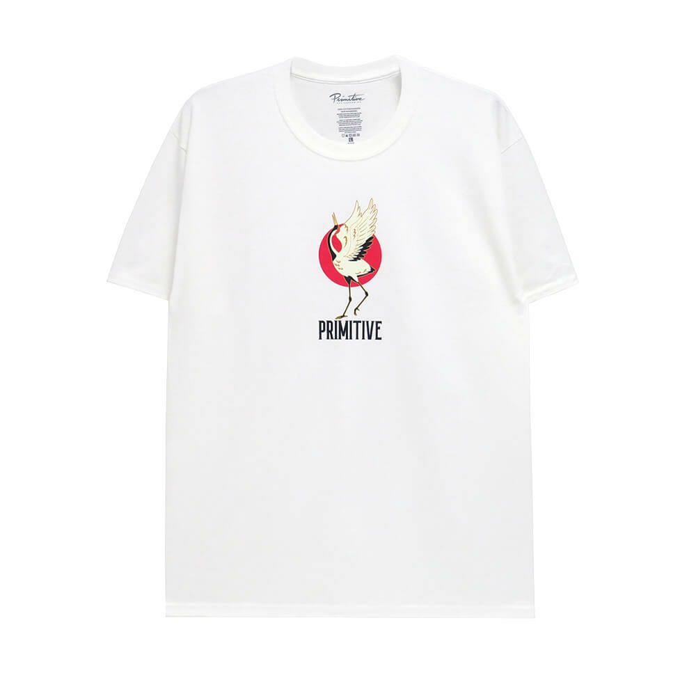 PRIMITIVE T-SHIRT プリミティブ Tシャツ RISING DIRTY P WHITE スケートボード スケボー 1