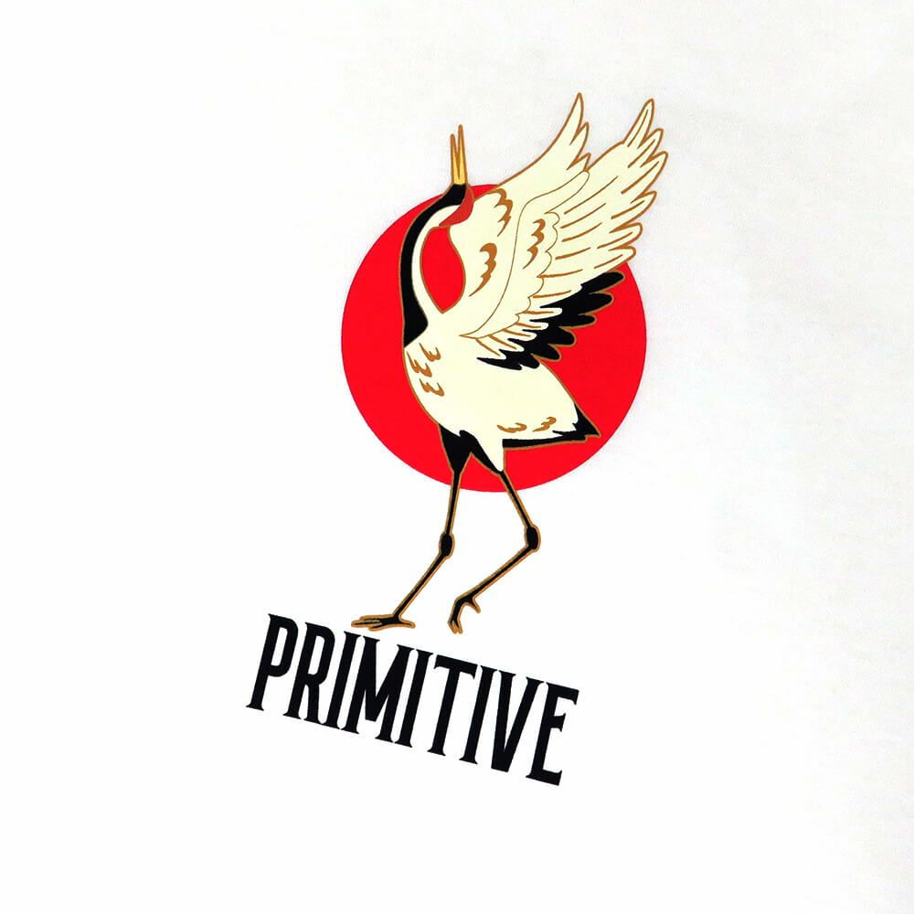 PRIMITIVE T-SHIRT プリミティブ Tシャツ RISING DIRTY P WHITE スケートボード スケボー 2