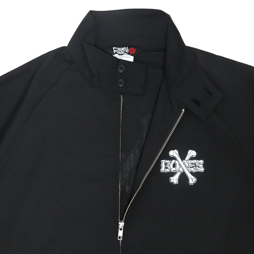 POWELL PERALTA JACKET パウエルペラルタ ジャケット CROSS BONES BLACK スケートボード スケボー 3