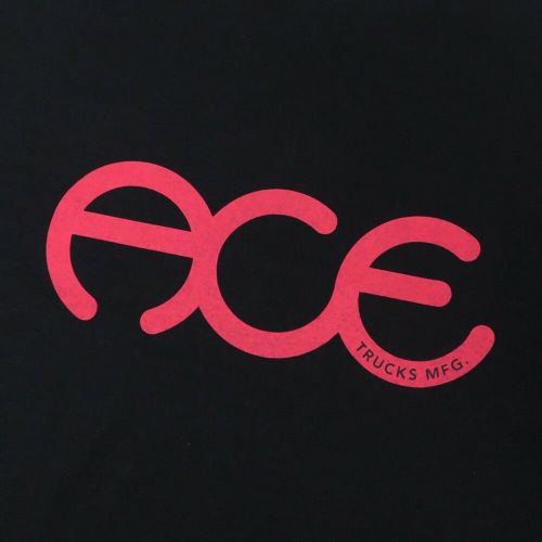 ACE T-SHIRT エース Tシャツ RINGS BLACK スケートボード スケボー 1