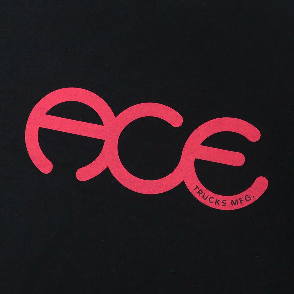 ACE T-SHIRT エース Tシャツ RINGS BLACK スケートボード スケボー 1