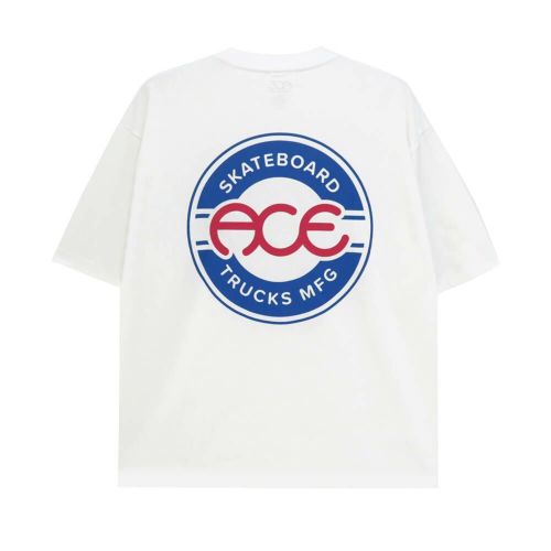  ACE T-SHIRT エース Tシャツ SEAL WHITE スケートボード スケボー 