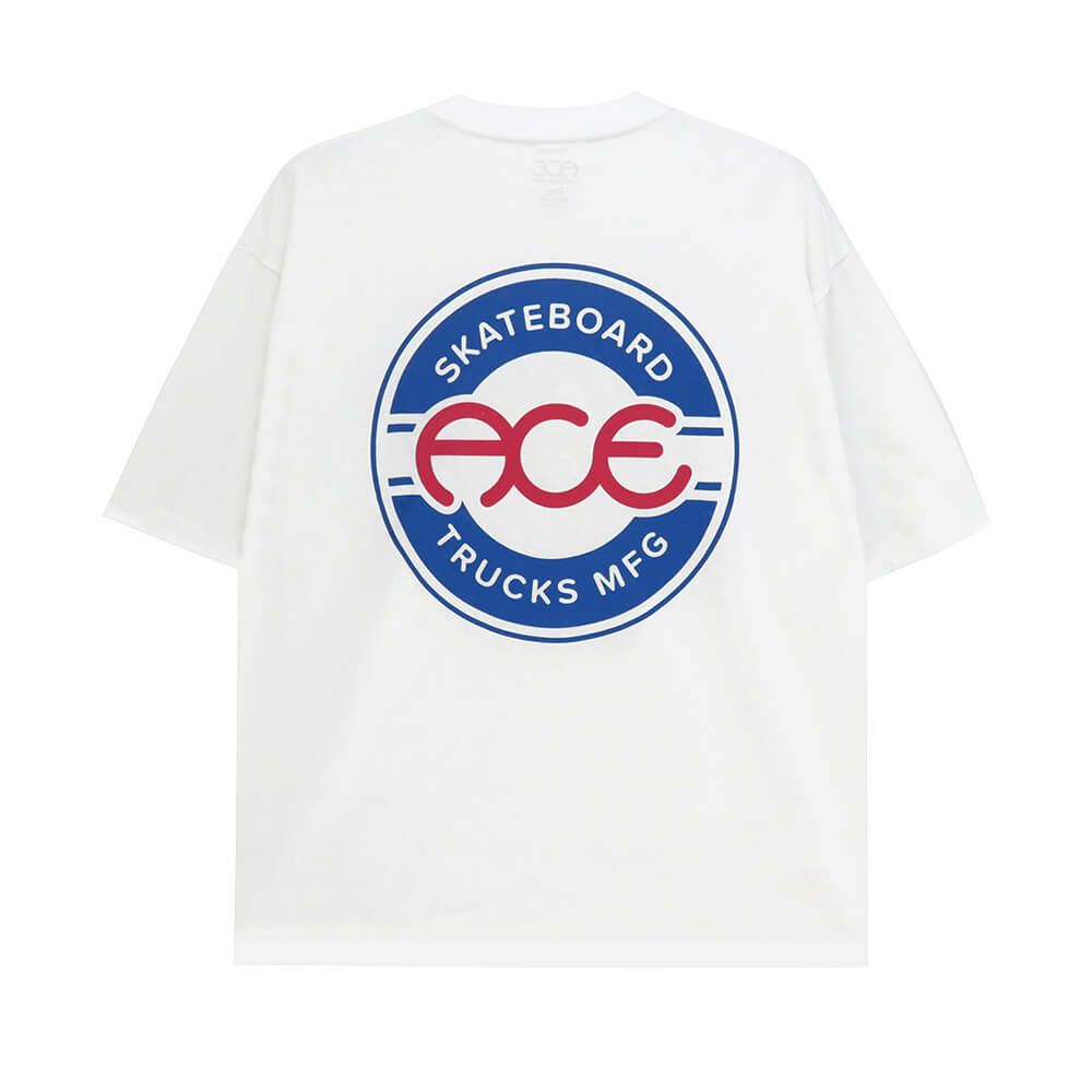  ACE T-SHIRT エース Tシャツ SEAL WHITE スケートボード スケボー 