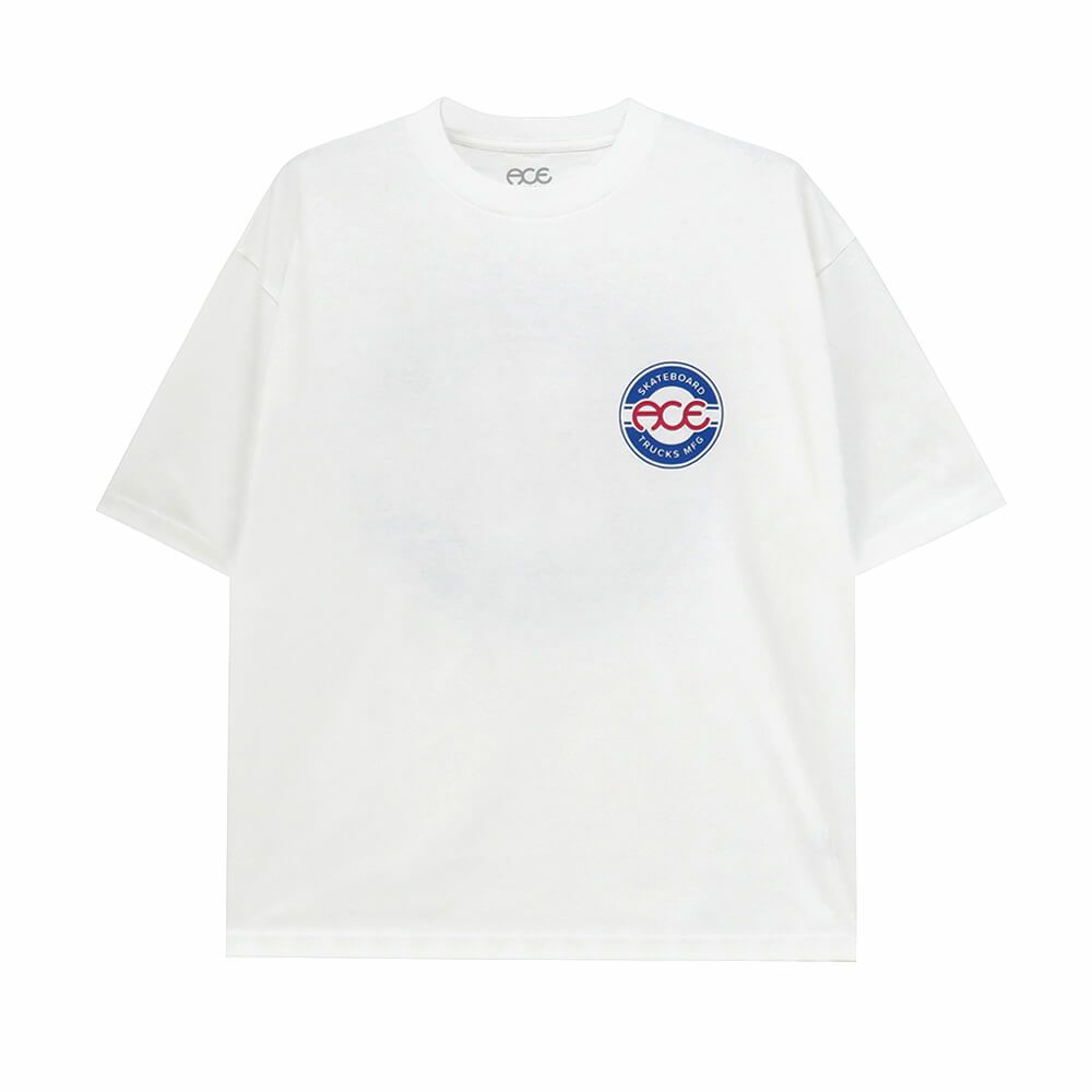 ACE T-SHIRT エース Tシャツ SEAL WHITE スケートボード スケボー 1